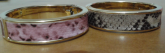 Pulseiras com estampa de cobra